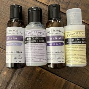 NEW Sample Size - Pharmacopia Argan Oil Collection Verbena Shampoo Conditioner